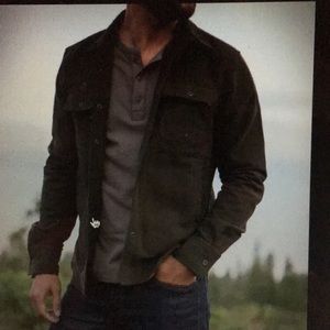 Flint and Tinder, Moleskins Shirt Jacket in Green